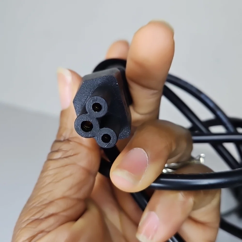 Black Power Adapter with Cable